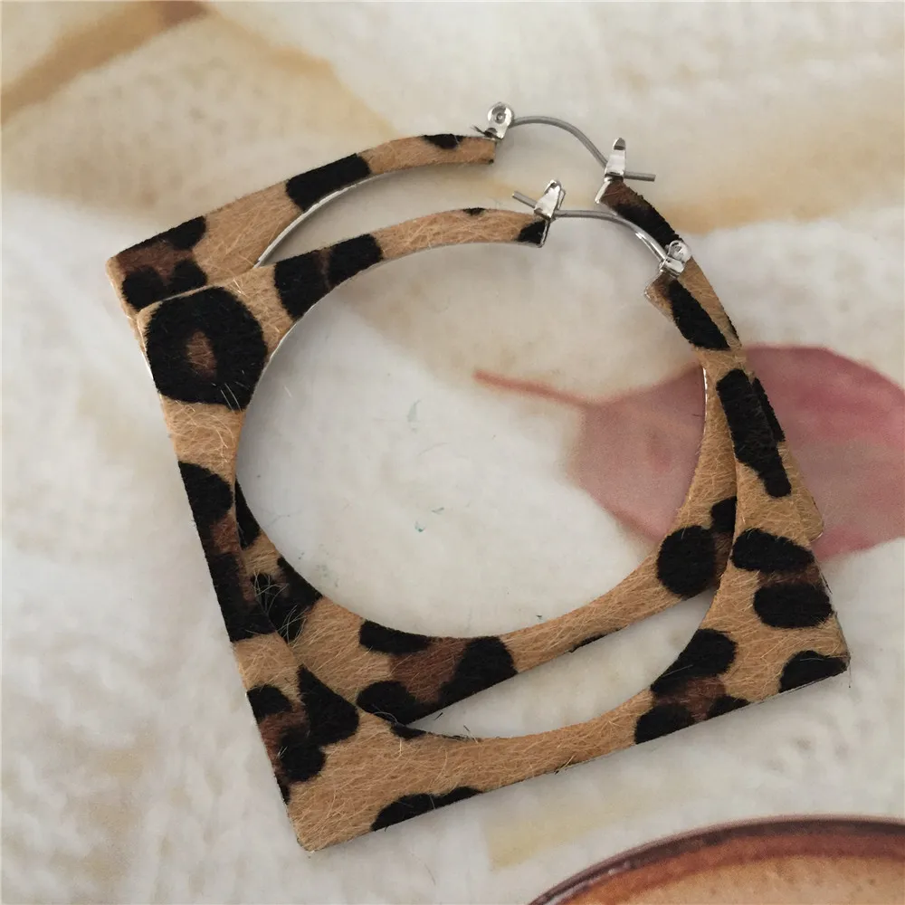 Серьги в стиле Хип-хоп Панк с леопардовым принтом 2020 года новой моды для женщин - свадебное украшение в подарок.