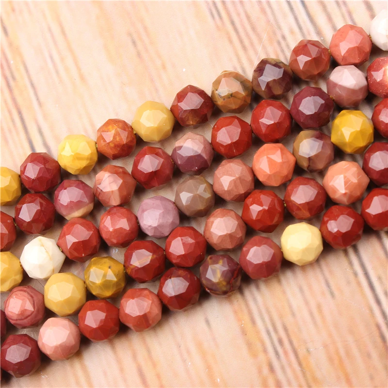 Оптовая продажа бусины из натурального яичного желтка граненые круглые браслет