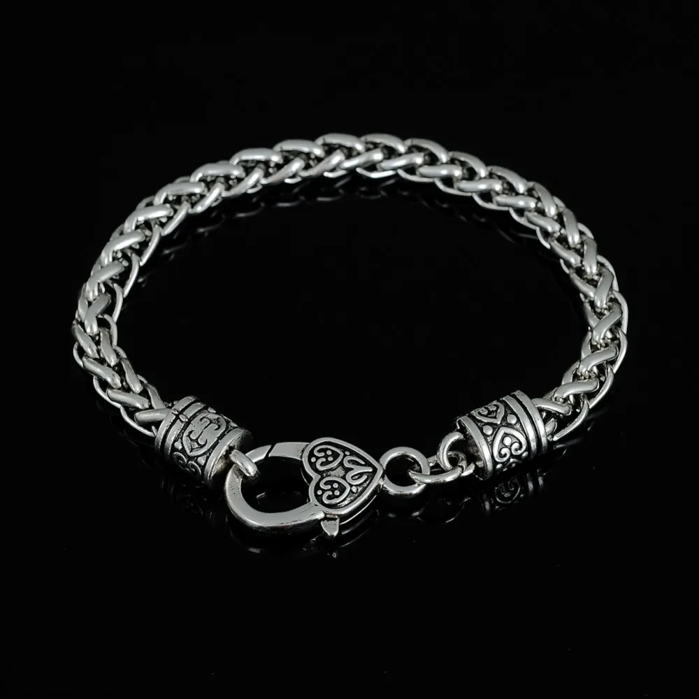 Рыболовный крючок античный серебряный цвет покрытый 6 мм Пшеница звено цепи