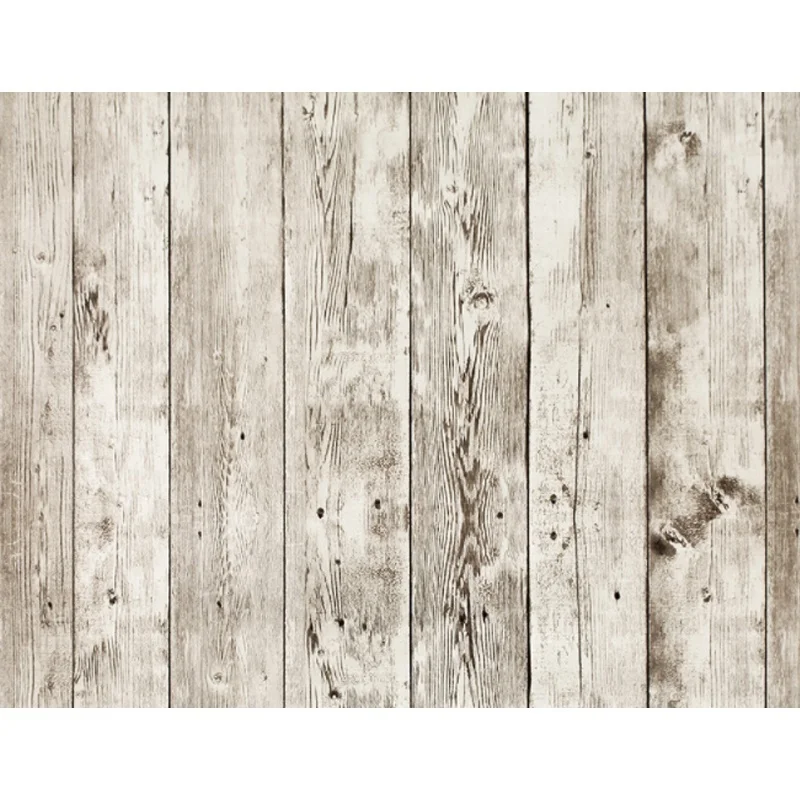 

Peel and Stick Wallpaper Self-Adhesive Removable Wall Covering Reclaimed Wood Distressed Wood Panel Decorative Vintage