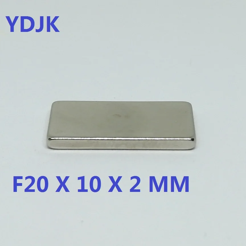 10 20 50 шт./лот магнит 20*10*2 N35 прямоугольный неодимовый 20x10x2 супер магниты NdFeB x
