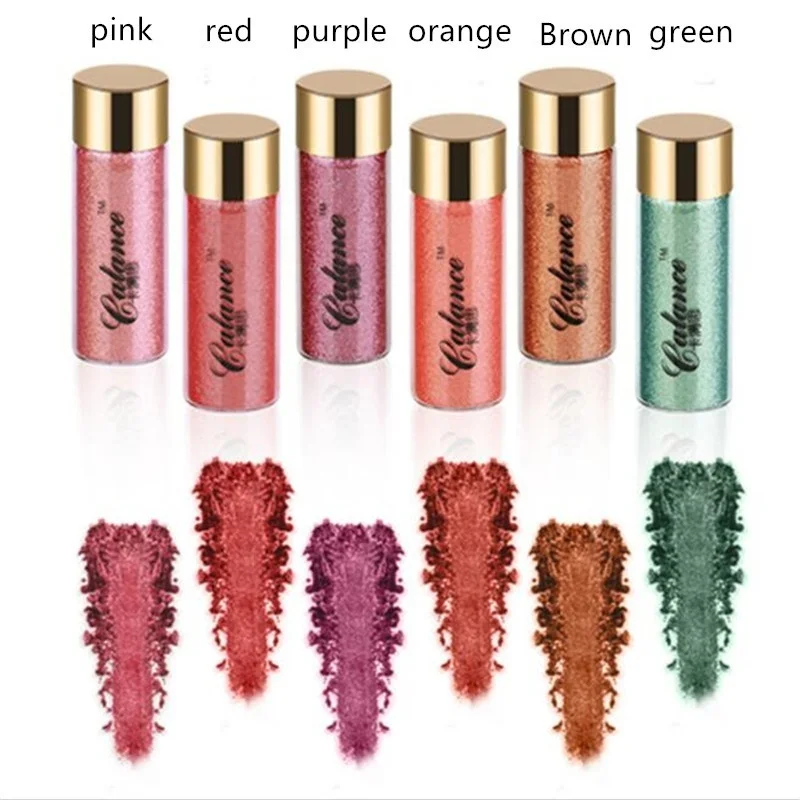 1 шт. профессиональная пудра с блестками тени для век губная помада стойкая