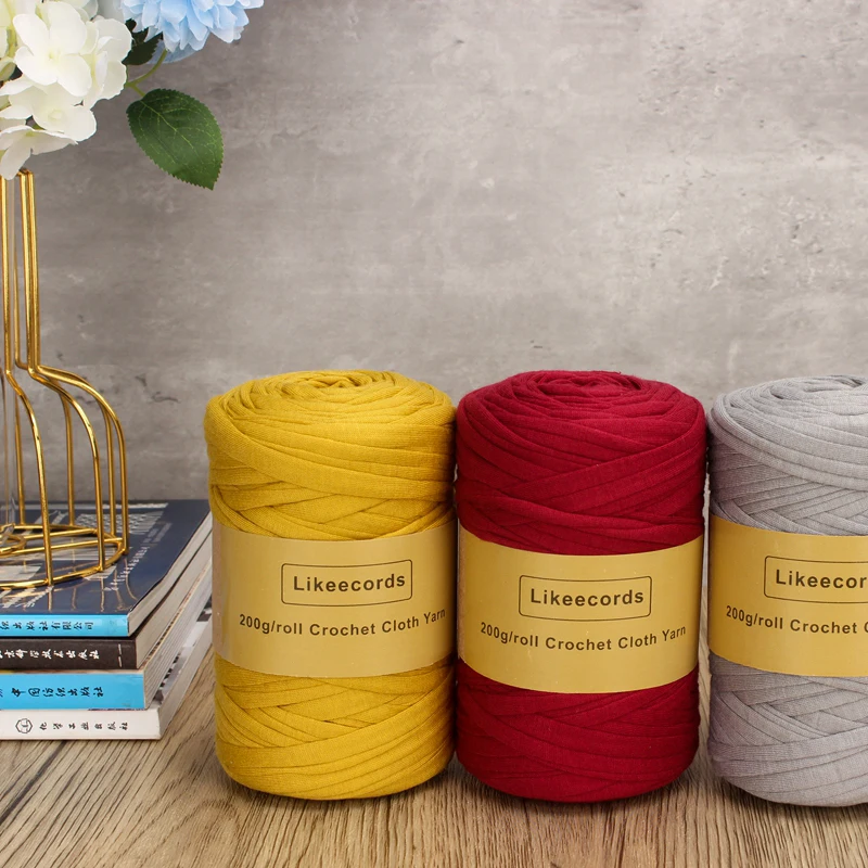 Ткань для вязания крючком Likeecords ручная вязка вязание шерсть ручной вязки сумка