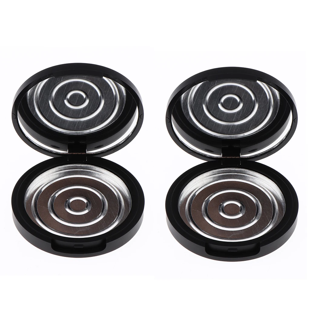 2 шт. пустая банка для макияжа контейнер прессованного порошка хранения