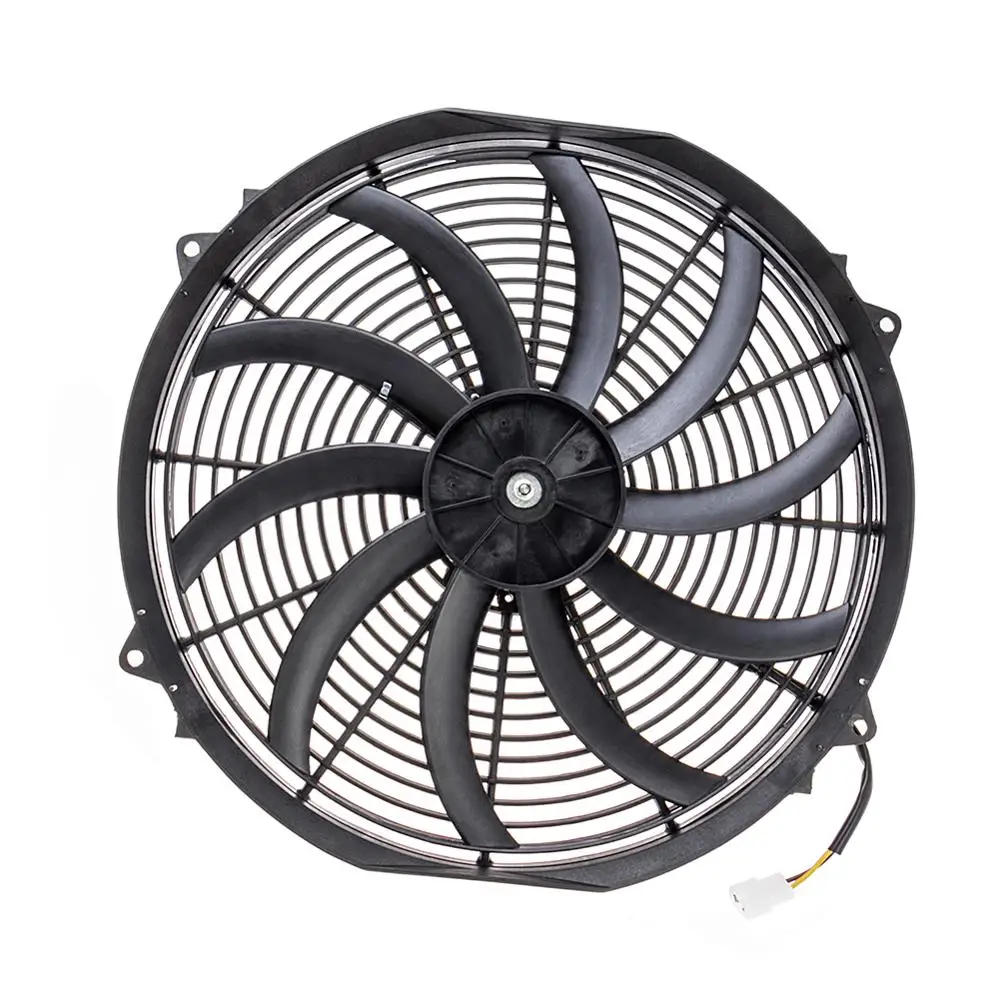 16 &quotдюймовый Электрический вентилятор для охлаждения радиатора 120 Вт 3000CFM реле