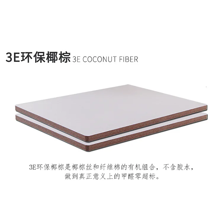 Складная натуральное кокосовое волокно татами Водонепроницаемый Нескользящие
