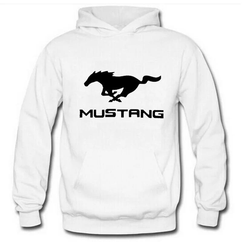 

2021 Fashion Men Hoodies Mustang Car Logo Print Sweatshirt Spring Autumn Hoodie hip hop harajuku Casual Hoody Fleece tracksuit