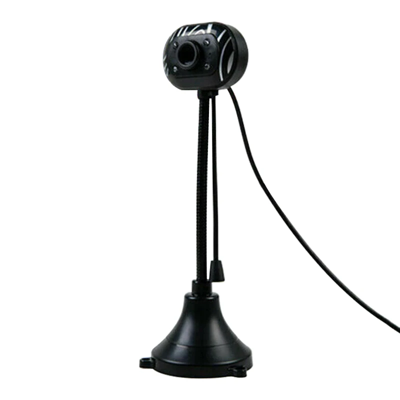 HD веб камера с микрофоном 4 светодиодный ночник компьютерный ноутбук ПК