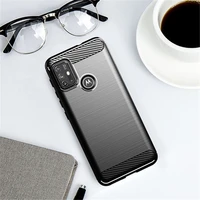 For Cover Motorola Moto G30 Case For Motorola Moto G30 G50 G60 Bumper Silicone Carbon Fiber Shell Back Case For Moto G30 Cover