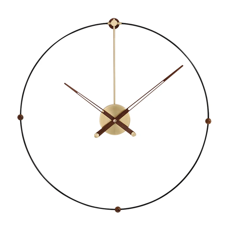 Большие настенные часы в скандинавском стиле роскошные современные