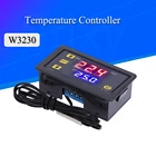 AC110-220V термостат W3230 с цифровым контролем температуры и светодиодный дисплеем, 12 В24 В, 20 А