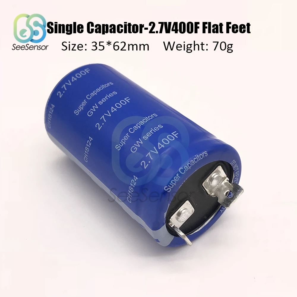 6 шт./компл. сверх яркий конденсатор 2,7 V 360F 400F 500F 2,85 V 700F супер конденсаторы с защитной платой для автомобиля авто блок питания
