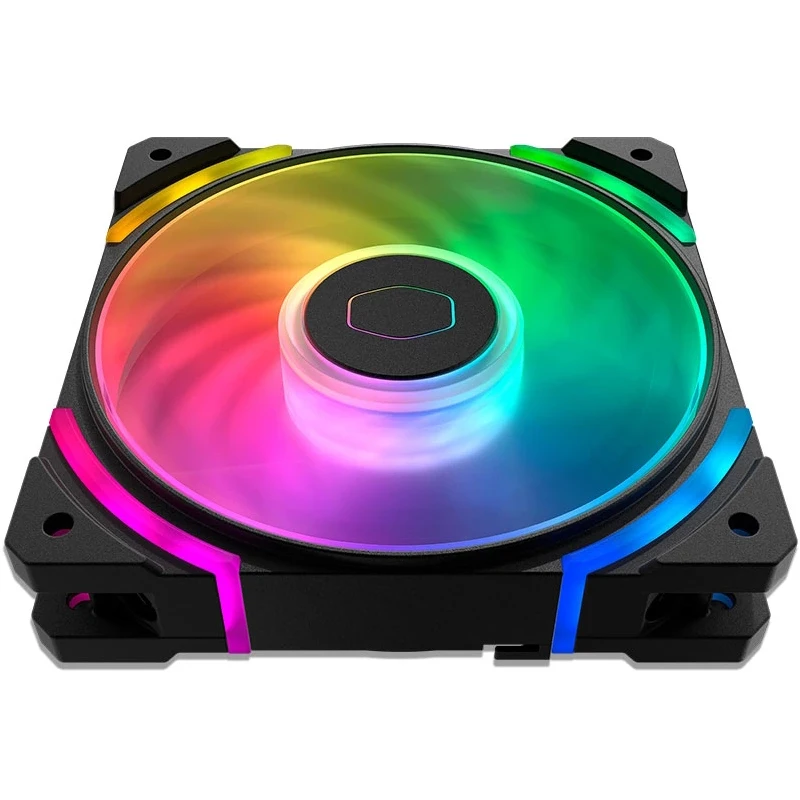Кулер Master SF120M ARGB Sync 12 см с двумя шарикоподшипниками высокоскоростной бесшумный 120