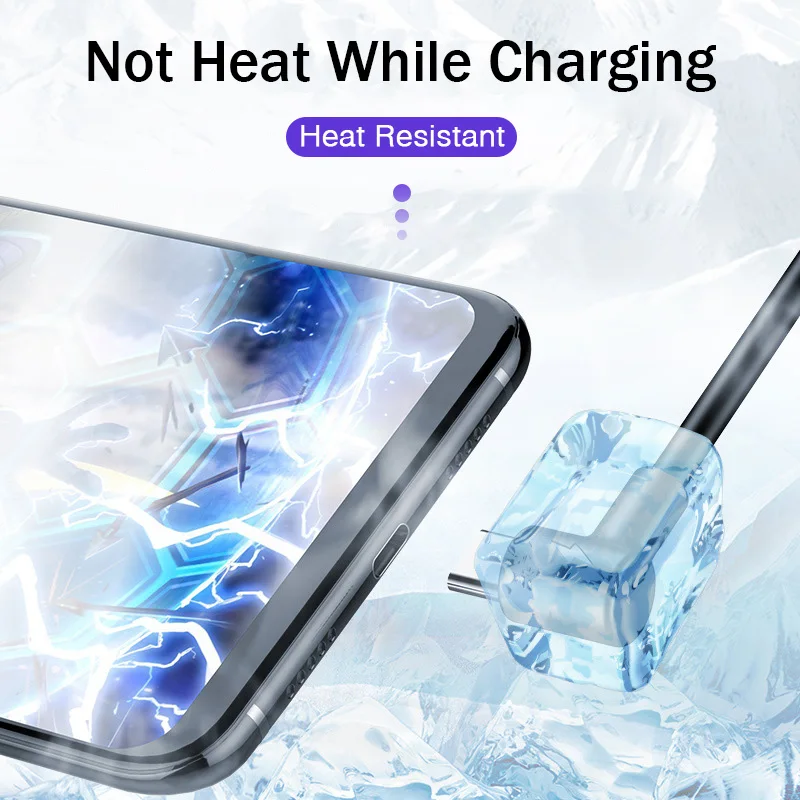 Type C USB кабель YKZ 5A Быстрая зарядка 90 градусов type-C для передачи данных телефонный