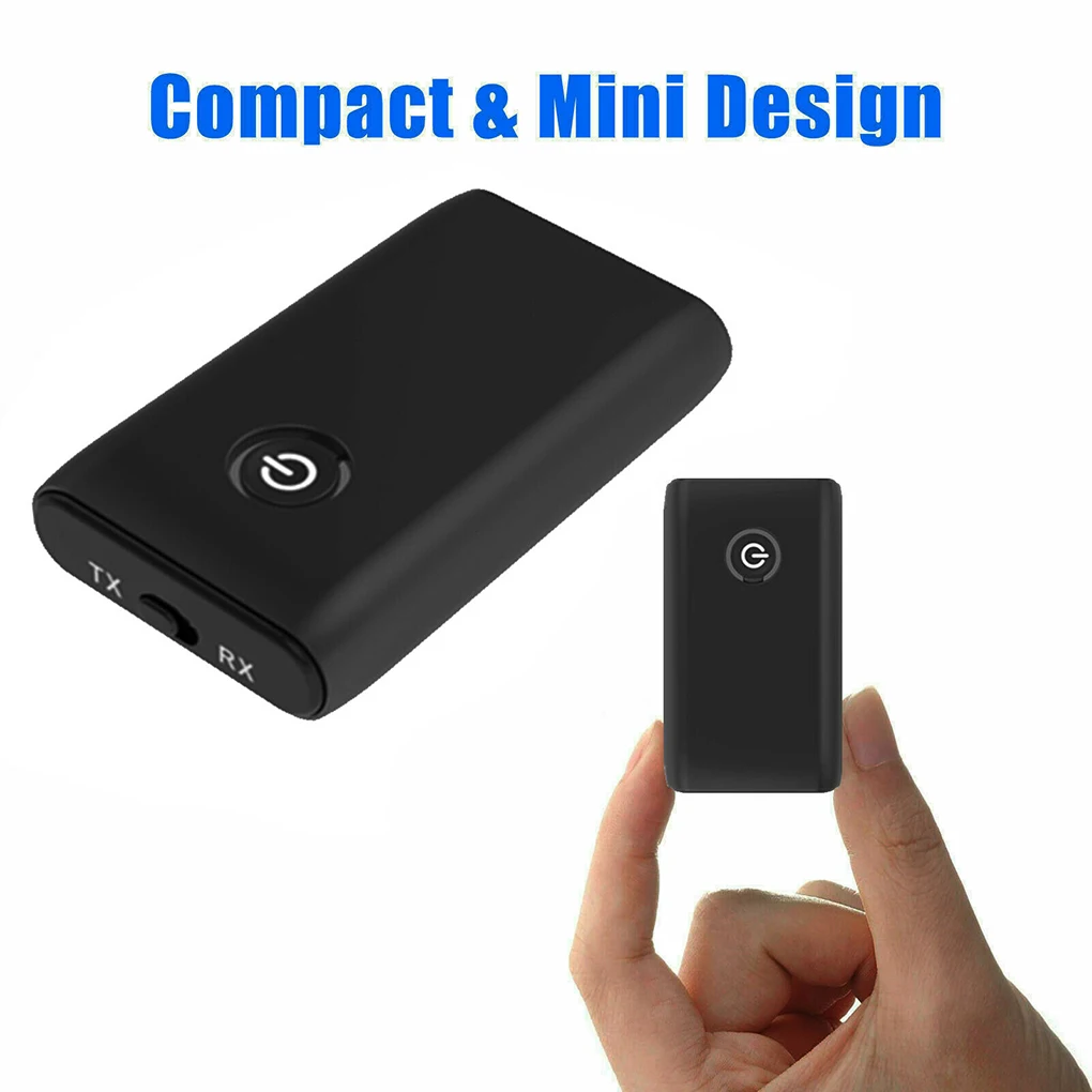 

2 in 1 Bluetooth 5.0 Transmitter Receiver TV PC Car Speaker 3.5mm AUX Hifi Music Audio Adapter/Headphones Car/Home Stereo Device