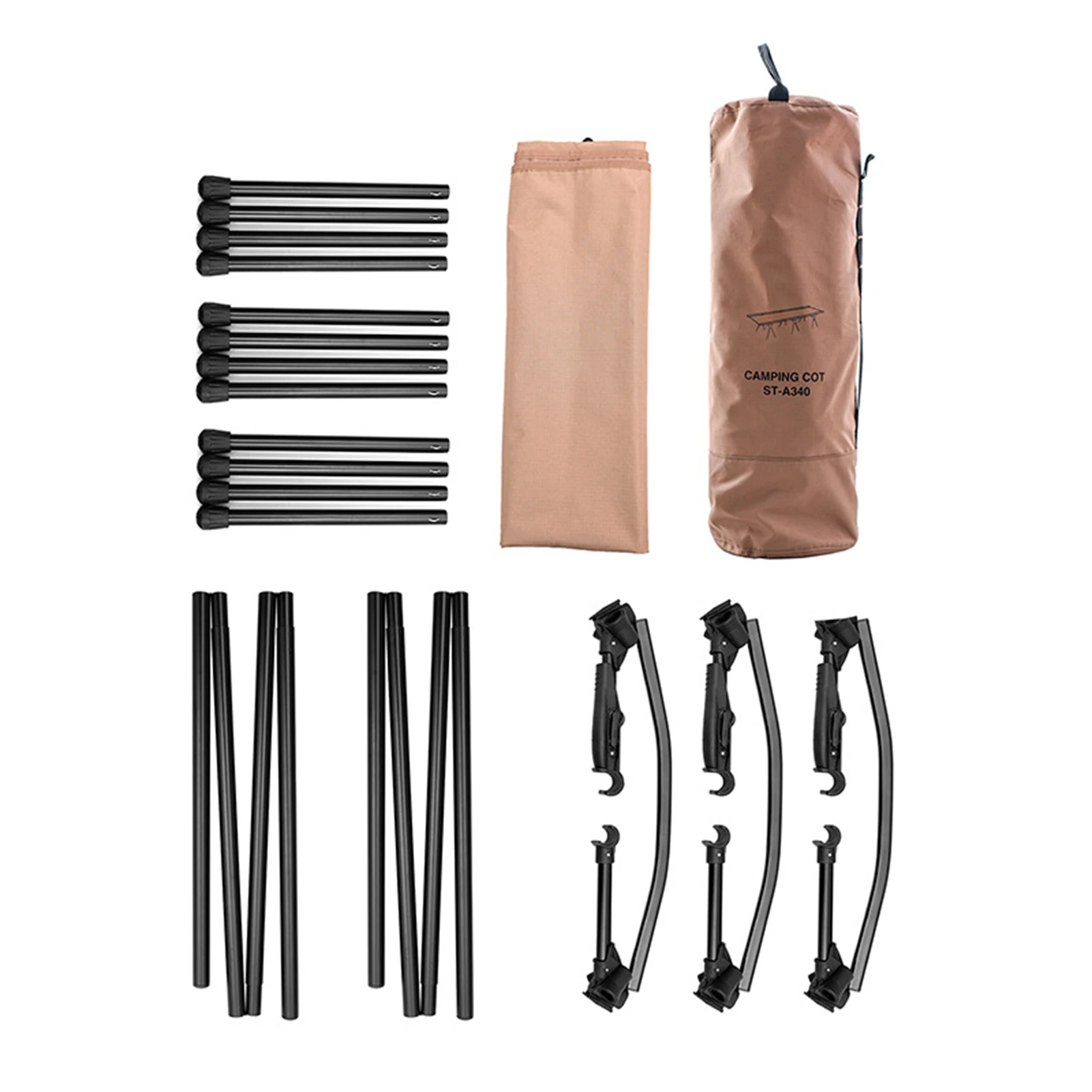 Уличная складная кровать для кемпинга легкая высоких и низких помещений