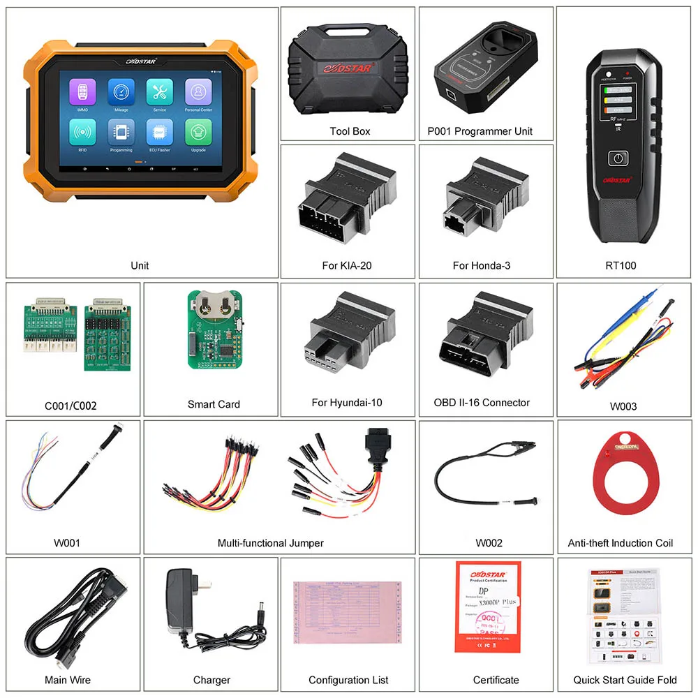 OBDSTAR X300 DP Plus PAD2 посылка пакет версия получите бесплатный конвертер Renault и адаптер