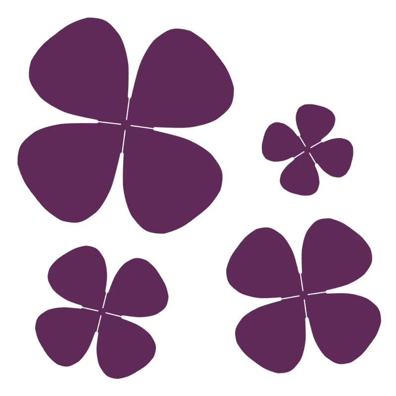 Внахлест украшенные цветами и металлическими деталями штанцевый нож 2 Florid