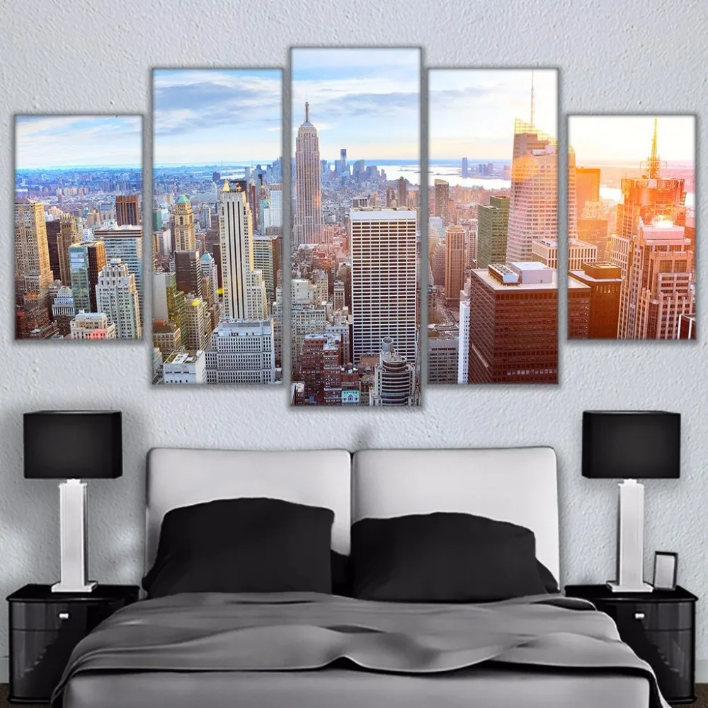 

World Famous Architecture Beauty HD Five Wall Painting Decorative Painting Anime Posters Wall Decor Anime Decor Room Decor