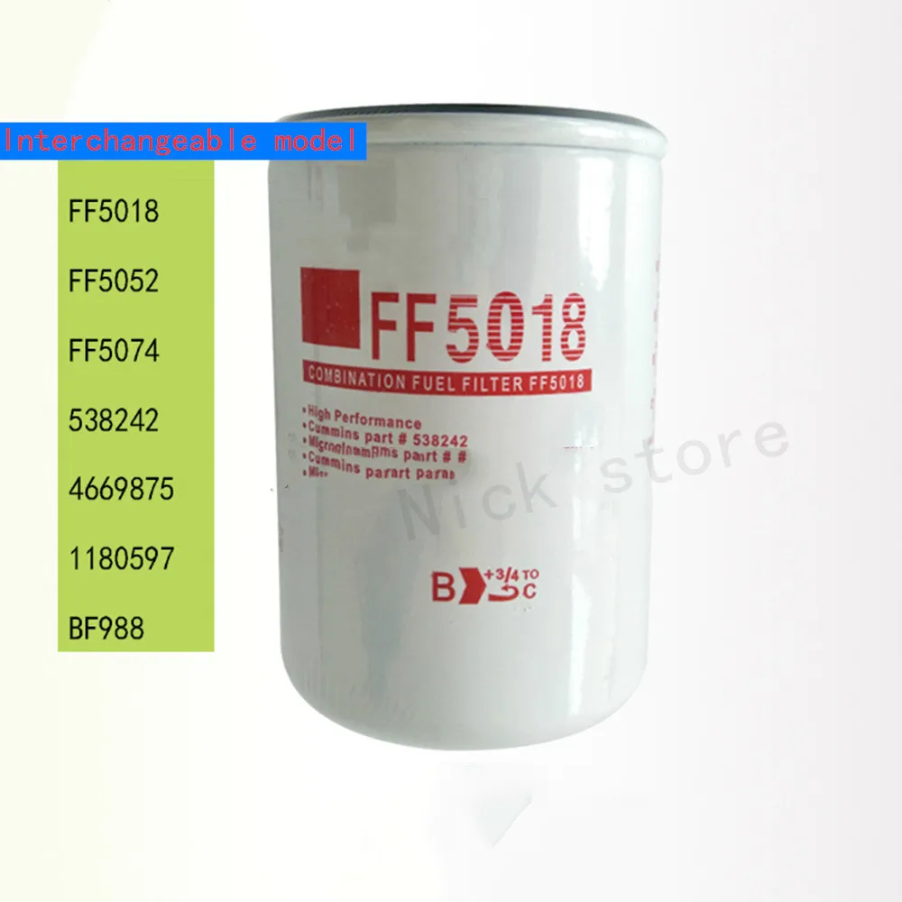 Фильтр для дизельного топлива FF5018 Cummins ISB 215 235 ISC 300 260 дизельный двигатель замена OEM