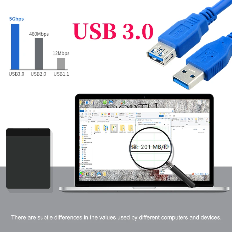 Кабель удлинитель USB 3 0 со штекером на гнездо 5 Гбит/с|Кабели передачи данных| |