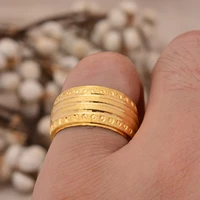 dubai african small gold color rings for women girls arabian middle east jewellery ring woman mama best gifts