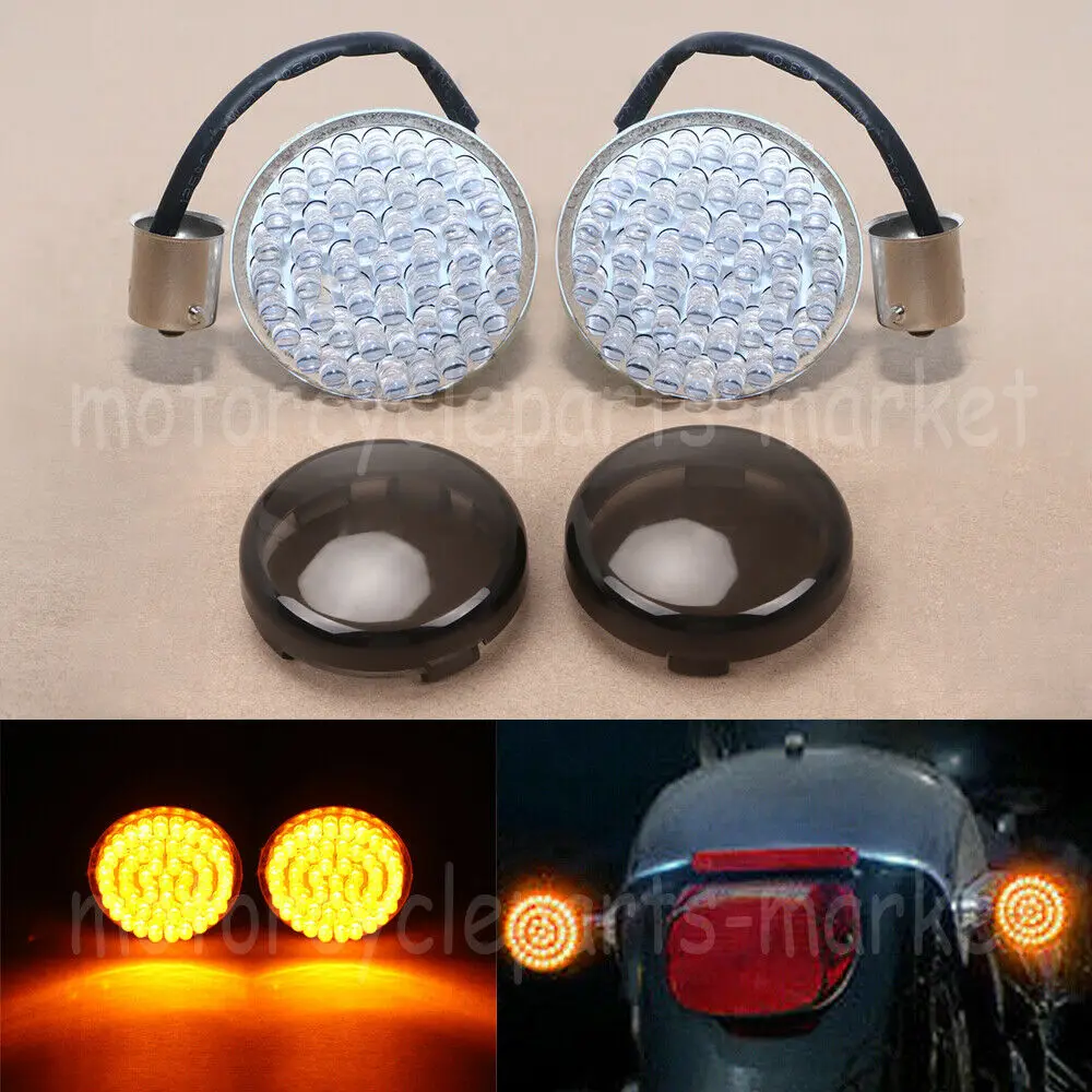 Мотоцикл 2 &quotПуля Стиль 1156 светодиодный вставок указатель поворота Светильник