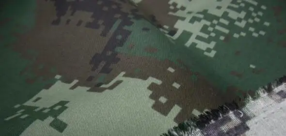 Военная камуфляжная ткань 1 48 м Полиэстер Хлопок зеленая цифровая для армии