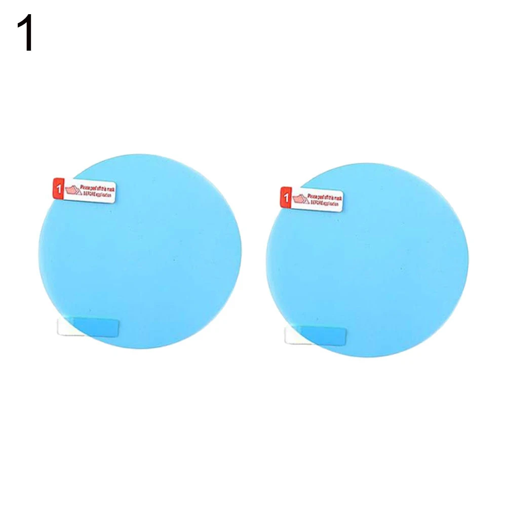 2 шт. противотуманная пленка на окно автомобильного зеркала заднего вида