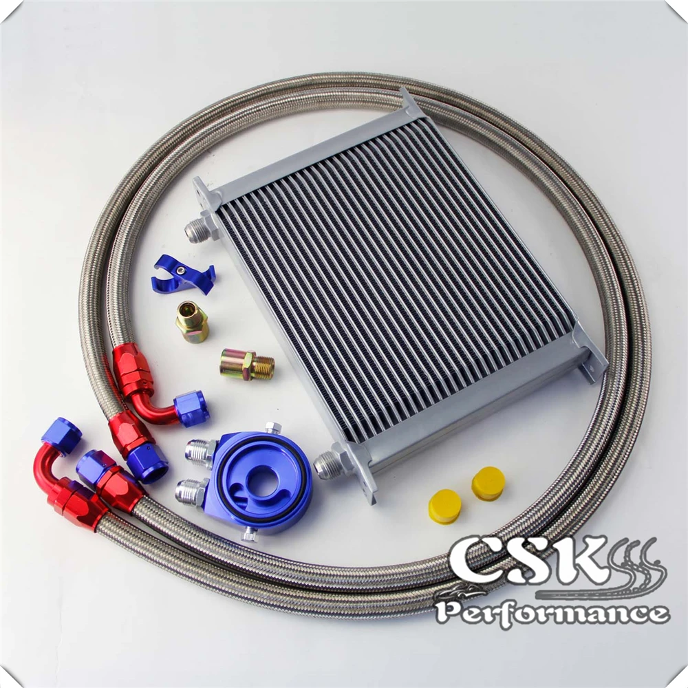 Универсальный Масляный радиатор трансмиссии двигателя AN10 30 рядов 248 мм