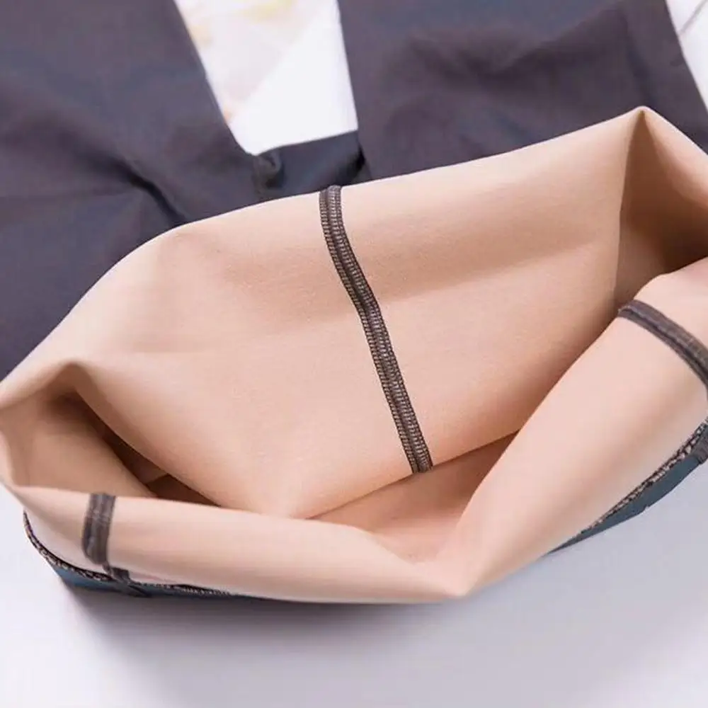 Женские колготки однотонные зимние плотные теплые с флисовой подкладкой и