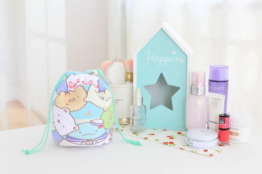 Kawaii, Япония, Сумико гураши, плюшевый карман, мягкая мультяшная Сумочка для салфеток, мягкая косметичка для хранения, игрушка, подарок на день рождения для маленьких девочек