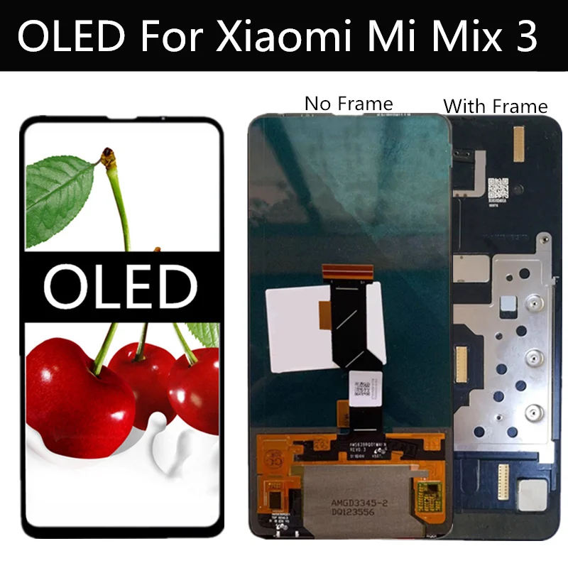 oled lcd for xiaomi mi mix 3 mimix 3 mi mix3 lcd displaytouch screen digitizer replacement accessories for phone 6 39 lcd free global shipping