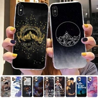 yinuoda a court of mist and fury sarah j maas phone case for iphone 11 12 pro xs max 8 7 6 6s plus x 5s se 2020 xr case