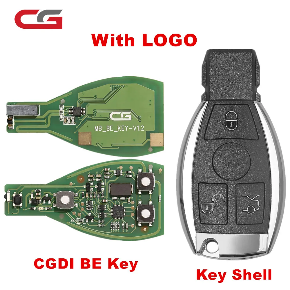 

V1.2 оригинальный ключ CGDI MB CG для всех Benz FBS3 315 МГц/433 м, работающий с программатором CGDI MB, и получите 1 Бесплатный жетон для CGDI MB