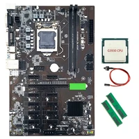 b250 btc mining motherboard lga 1151 with g3930 cpu2xddr4 4gb 2666mhz ram switch cable for graphics card mining miner