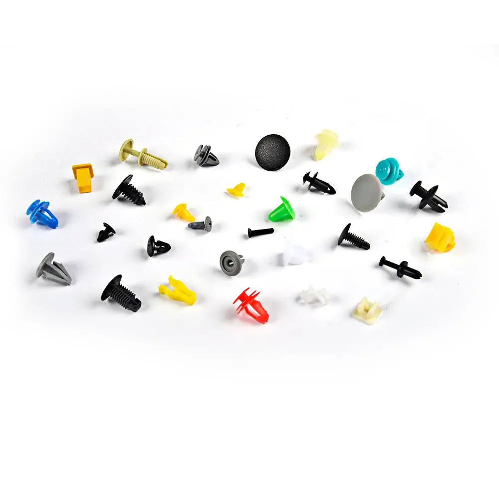 200 шт. автомобильные заклепки пластиковый комплект фиксаторы зажимы подходят для