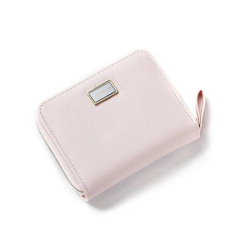 

New Style 2021 Women's Hand-Held Fashion Simple Solid Color Multi-Capacity Change Wallet