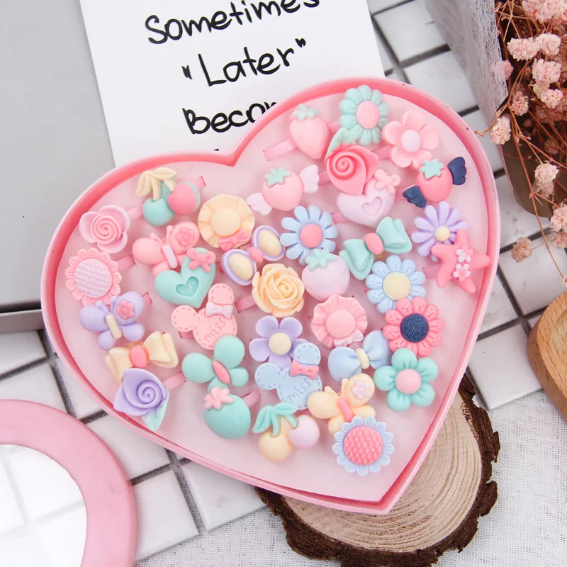 36 шт./компл. смешанный кролик цветок любовь коробка день рождения вечеринка