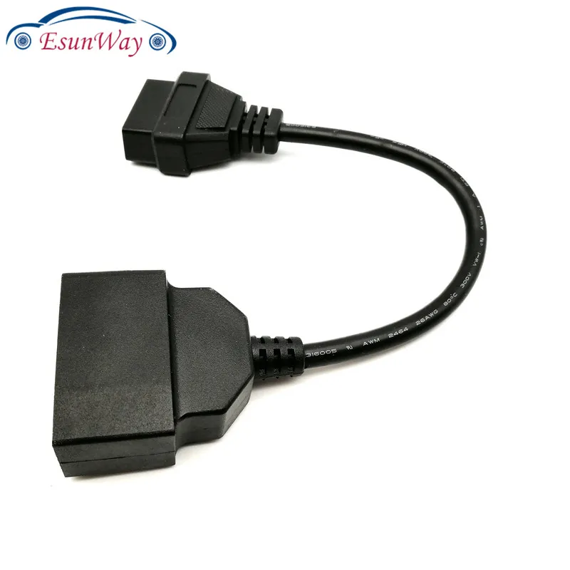 22pin к 16pin OBD1 для OBD2 Соединительный кабель адаптер OBD кабель для Тойота