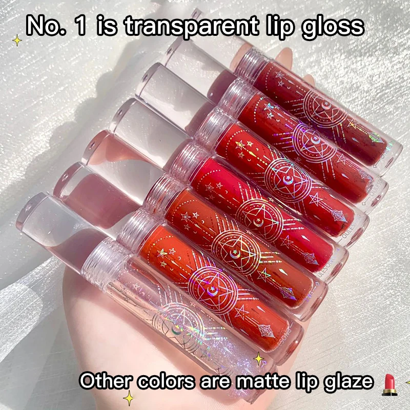 

NEW SALE Lip Glaze Matte Lip Mud Velvet Not Stick To Cup Lipstick Moisturizing Lip Gloss Cosmetic Lipstick Lips Mekeup TSLM1
