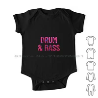 drum bass newborn baby clothes rompers cotton jumpsuits bass dnb drumstep liquid funk jazz neuro jungle junglist music edm