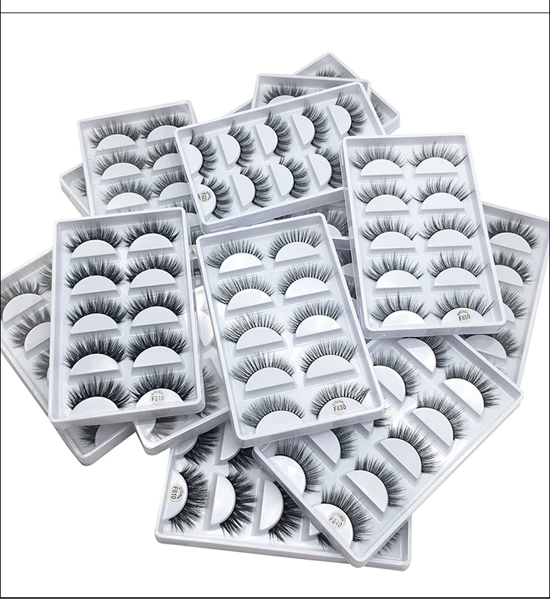 

Factory Price F series 3D Mink Eyelashes Wholesale Mink Eyelashes Natural Thick Lashes Customize Your Logo