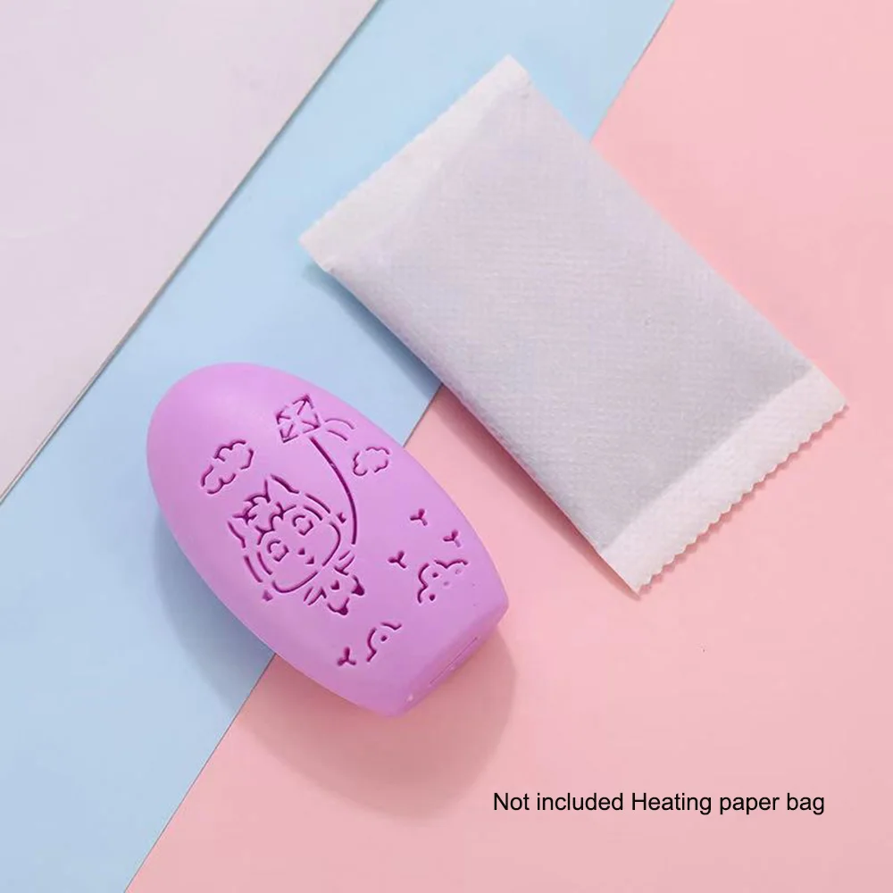 Контейнер для рук теплее яйцо мини милый пористый пластиковый корпус зима Замена