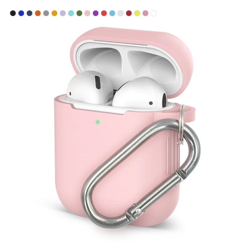 Чехол Airpod для Apple мягкий силиконовый чехол Airpods беспроводное зарядное устройство