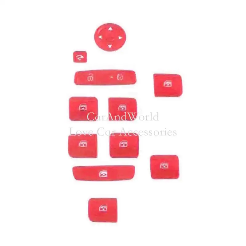 

For Hyundai Tucson NX4 Elantra 2021 2022 Interior Door Window Lift Adjust Switch Button Frame Trim Cover Sticker Car Accessories