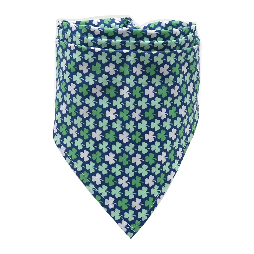 50 шт. бандана для собак принадлежности питомцев в стиле Св Патрика банданы