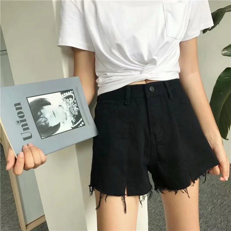 Ins/красные шорты из сетчатой ткани Super Fire Cow Zi женские осенние новый стиль большой
