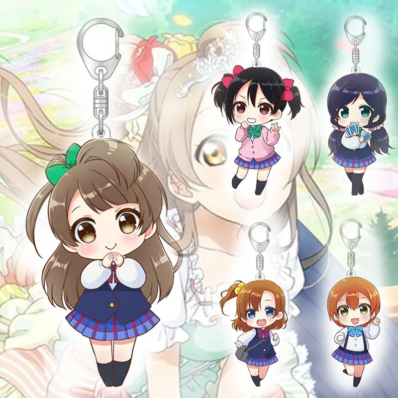 Милый аниме Love Live брелок Котори минами Нико Ядзава девушка фигурка акриловая