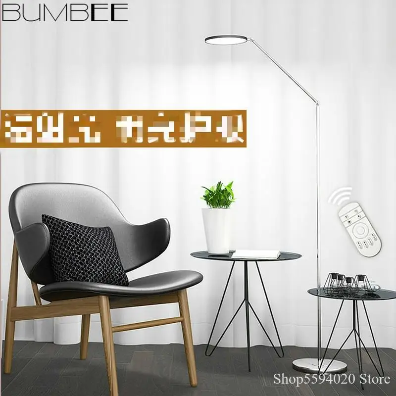 Современная Напольная Лампа с защитой глаз светодиодный прикроватный